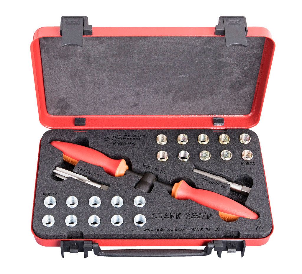 Unior grs crank saver set pedaalbus tap wringijzer