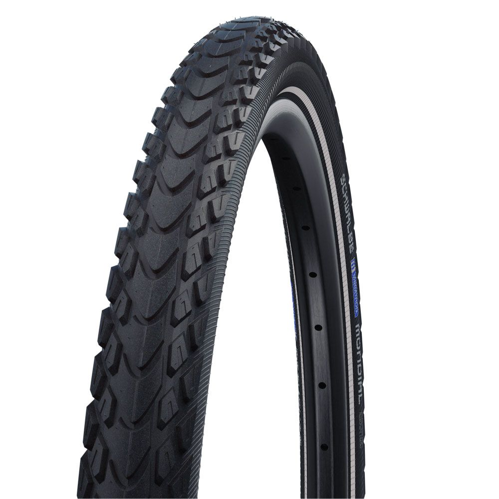 Schwalbe Marathon Mondial 28x2.00 (50-622) Wired Performance Line Addix Black+Reflex
