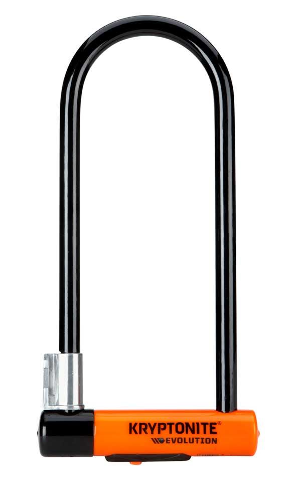 Kryptonite evolution beugelslot – fiets en scooter – art-3 slot – stalen beugelslot elektrische fiets – 29,2x10,2 cm – zwart oranje