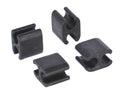 Xlc kabed kabelclip 4mm zw ds a 4 brx120