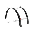 Xlc mg-f05 spatbord stadfiets set - 28 inch 46 mm - pvc - geschikt voor stad tour fiets