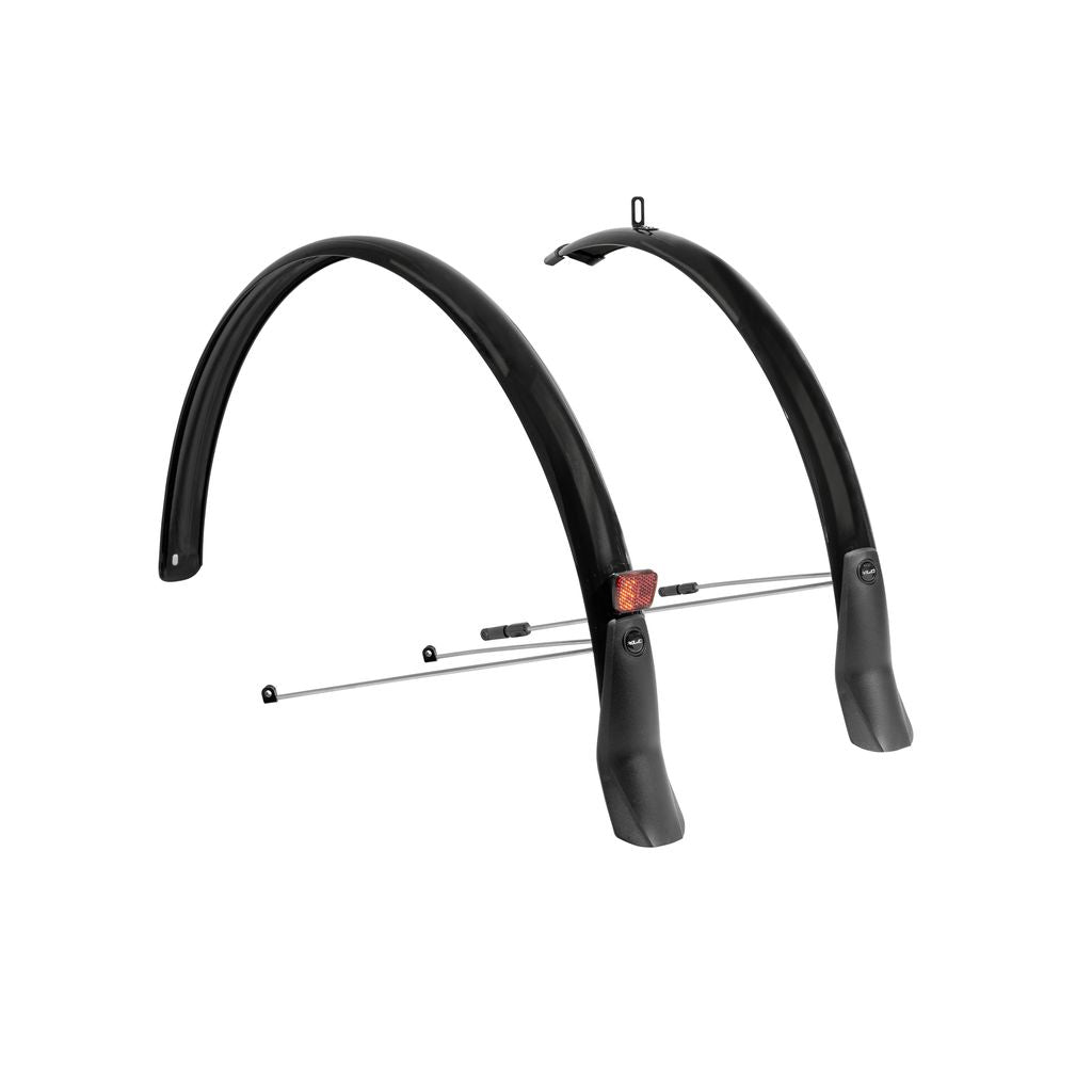 Xlc mg-f05 spatbord stadfiets set - 28 inch 46 mm - pvc - geschikt voor stad tour fiets