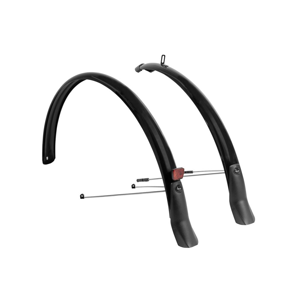 Xlc mg-f05 spatbord stadfiets set - 28 inch 51 mm - pvc - geschikt voor stad tour fiets