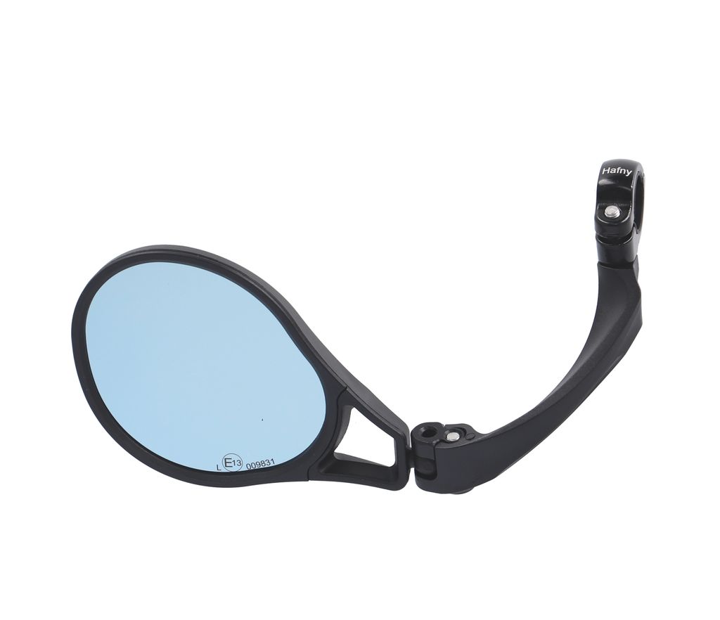 Xlc mr-k28 fietsspiegel - speed pedelec - 21-26mm - bluehd spiegelglas - links - zwart