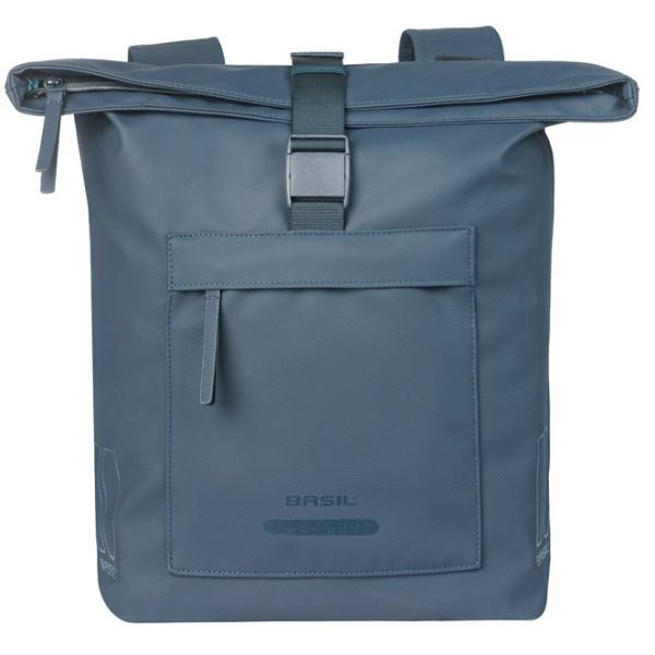 Basil Brooklyn 41L Doppel-Fahrradtasche - Blau (14 x 30 x 37 cm)