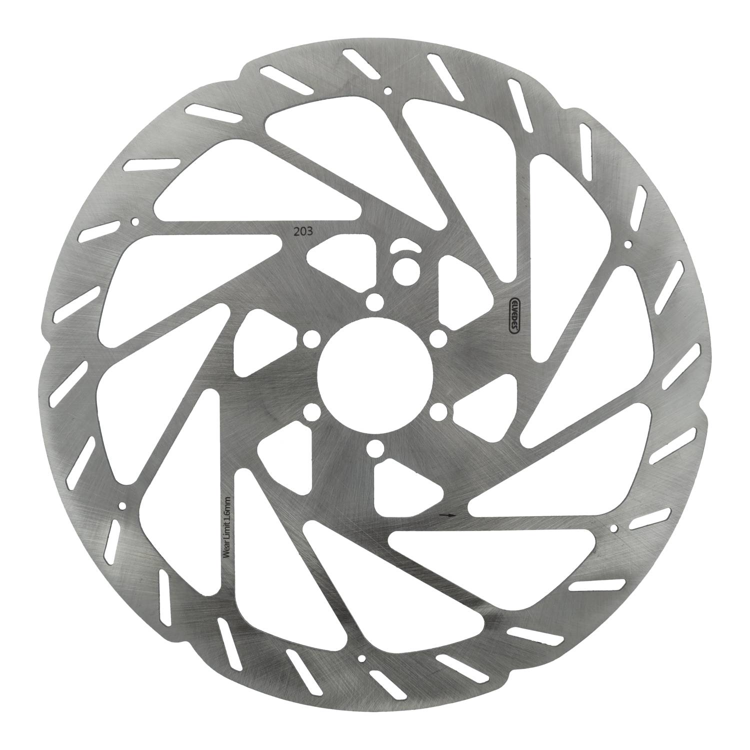 Elvedes Bremsscheibe 6-Loch ø203mm T=1,8mm Sensormagnet