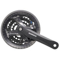 Kurbelgarnitur 7/8-fach Shimano Acera FC-M361 - 175 48 x 38 x 28T mit Kettenschutz - schwarz