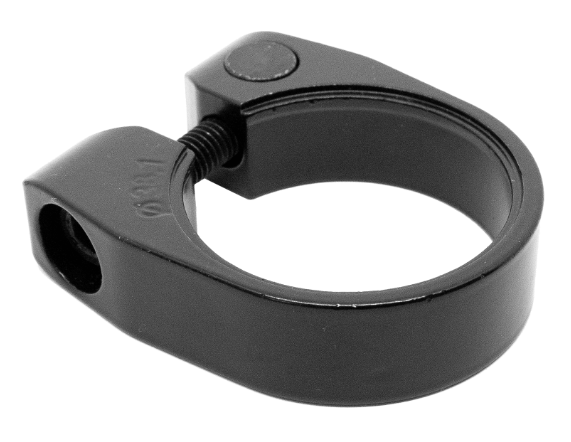Ursus zadelpenklem ø25.7 mm aluminium - zwart