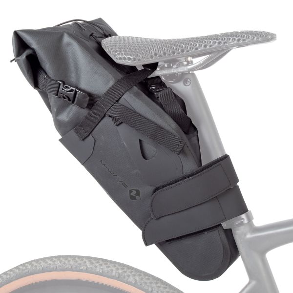 M-Wave Rough Ride II Satteltasche - Schwarz - 12 Liter (L)