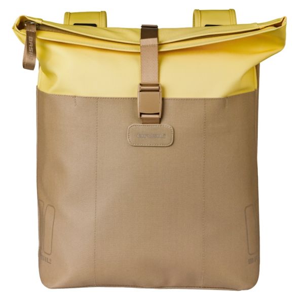 Basil Vive Doppel-Packtasche 28–35 l, 14 x 30 x 38 cm, sandgelb