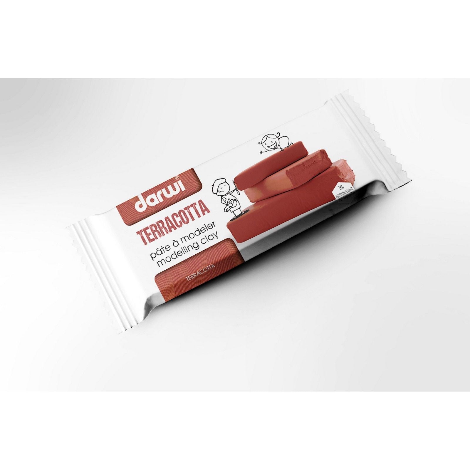 Merkloos darwi • modelling klei terracotta 1kg