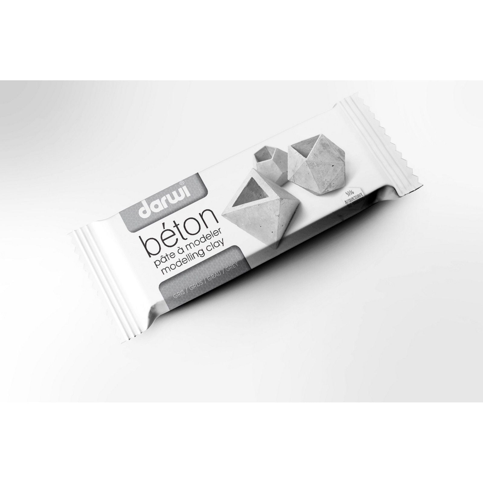 Merkloos darwi • modelling klei beton 500gr