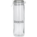 Excelent houseware voorraadpot glas 2 liter