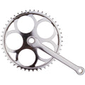 Kurbelgarnitur 46T mit Schlüssel – 170 mm Kurbelarm – verchromt