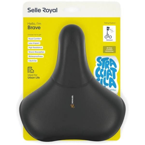 Selle Royal Sattel Brave SR Sättel Brave Relaxed Schwarz