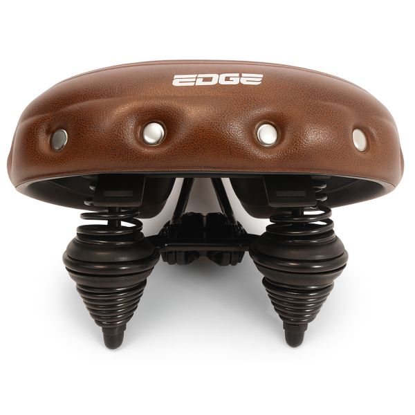 Fahrradsattel Edge Urban XL Wave - braun