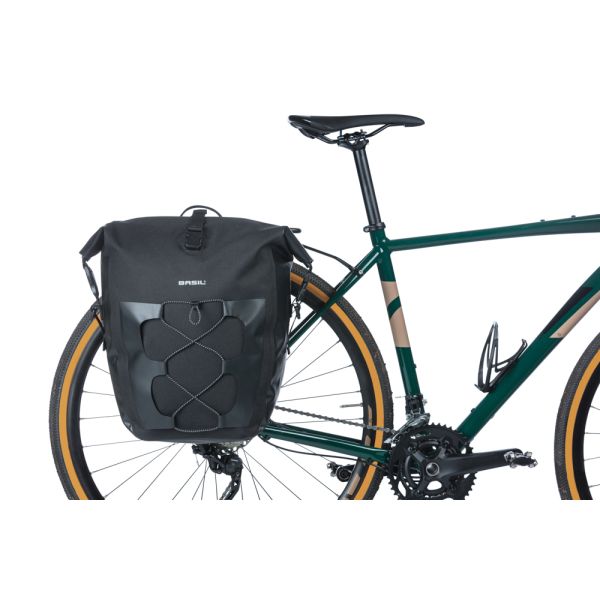 Basil Navigator wasserdichte Einzeltasche L MIK 25-31L 14 x 26 x 42 cm - schwarz