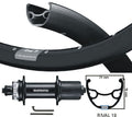 Kgs achterwiel 28 inch (622) zac rival + spaak zw cass centerl 7 sp