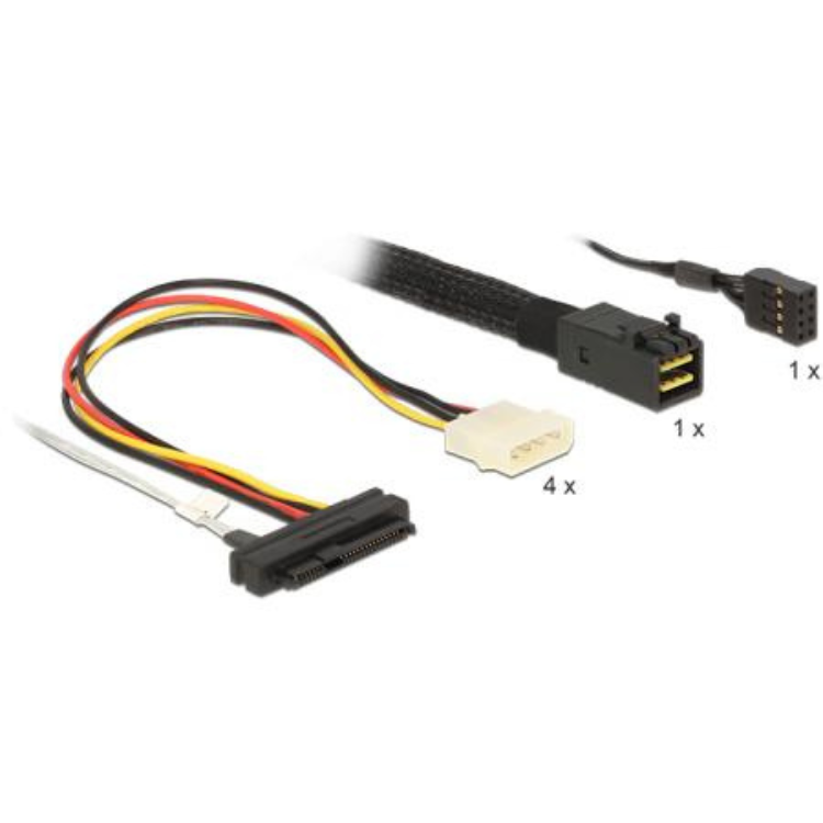 Mini sas naar sas kabel