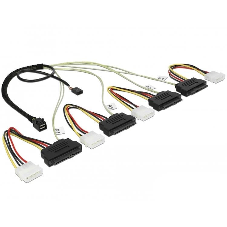 Mini sas naar sas kabel