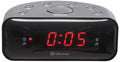 Enzo denver wekkerradio led fm zwart dual alarm - 8140211