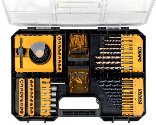 Dewalt accessoires dewalt dt71569 accessoires set 100delig - gereedschapskoffer - kunststof