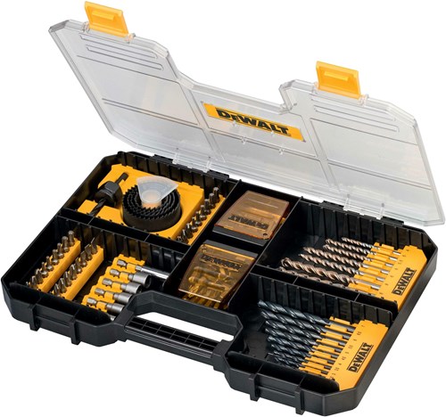 Dewalt accessoires dewalt dt71569 accessoires set 100delig - gereedschapskoffer - kunststof