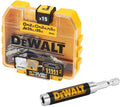 Dewalt accessoires 15-delige mixed tic tac + schroefgeleider - dt71511-qz