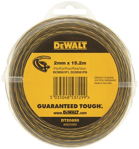 Dewalt dt20650 grastrimmerdraad 2mm x 15.2m