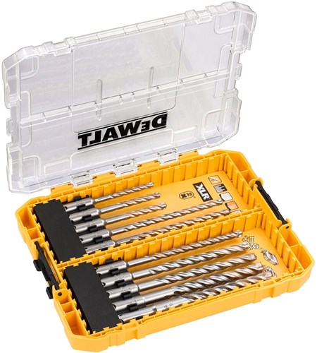 Dewalt accessoires betonborenset sds+ xlr | 10-delig | in tough case - dt70752-qz