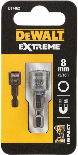 Dewalt accessoires bitdop | impact | magnetisch | zeskantdop | 8 mm - dt7462-qz