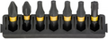 Dewalt accessoires bitset | houder + impact torsion | 25 mm | pbitset | h2 x1, pz2 x1, t20 x2, t25 x2, t30 x1 - dt70810-qz