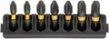 Dewalt accessoires bitset | houder + impact torsion | 25 mm | pz1 x2, pz2 x3, pz3 x2 - dt70812-qz
