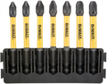 Dewalt accessoires bitset | houder + impact torsion | 57 mm | pz1 x2, pz2 x3, pz3 x2 - dt70822-qz