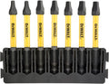 Dewalt accessoires bitset | houder + impact torsion | 57 mm | sq1 x2, sq2 x3, sq3 x2 - dt70824-qz