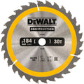 Dewalt accessoires cirkelzaagblad 184x16x30t, positief 10°, kerf 2,6mm - dt1940-qz