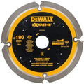Dewalt accessoires cirkelzaagblad pcd laminaat vezelcement 190x30x4t - dt1472-qz