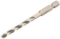 Dewalt accessoires dt20605-qz | metaalboor | 4.5 mm | impact black gold | hex - dt20605-qz