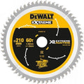 Dewalt accessoires dewalt xr extreme runtime - cirkelzaagblad - 210mm - 60 tanden - flexvolt