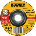 Dewalt accessoires extreme 2x doorslijpschijf metaal 125 x 2.8 x 22,2mm - dt43911-qz