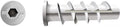 Dewalt accessoires gasbeton anker m10-14mm (40 stuks) - dfm3450300
