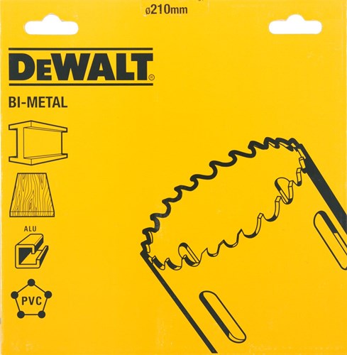 Dewalt accessoires gatenzaag bim ø210mm, zaagdiepte 40mm - dt8267-qz
