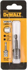 Dewalt accessoires impact slagschroefadapter 1 4 hex naar 1 2 - dt7512-qz