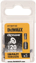 Dewalt accessoires impact torsion 25mm torx t20 - dt7381t-qz