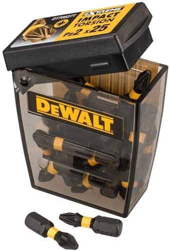 Dewalt dt70556t flextorq schroefbits pz2 25mm in tough case ve=25