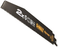 Dewalt accessoires reciprozaagblad 2x bim 228x2.5mm extra dik, universele toepassing - dt2308l-qz