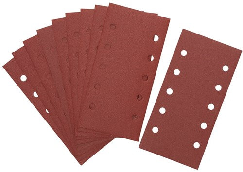 Dewalt accessoires schuurpapier 1 2, 115x228mm, velcro, 10 gaten, k80 - dt8551-qz