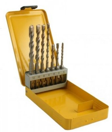 Dewalt accessoires sds-plus 7-dlg set 5,6,8,10,12 | dt9701-qz