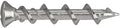 Dewalt accessoires walldog 32mm verzonken kop chroom (100 stuks) - dfm424015p