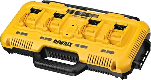 Dewalt dcb104 | 4- poort snellader | 12v-18v 54v xr | flexvolt - dcb104-qw